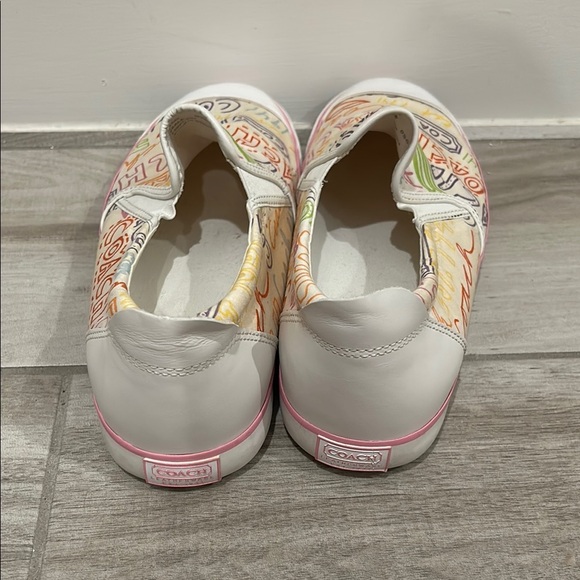 Coach Multicolor Logo Slip-On Sneakers - Picture 3 of 7